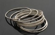 textured bangles