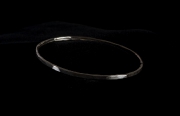 textured oval bangle