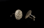 stone disc cufflinks